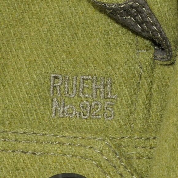 Ruehl 925 Olive Sz XS Women’s Double-Breasted Wool Jacket  Military Abercrombie - Picture 4 of 16